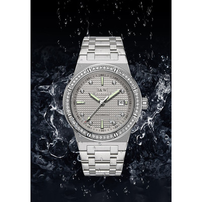 Đồng hồ nam chính hãng I&W Carnival 610G-T4,kính chống xước,chống nước 30m,Bh 24 tháng,máy cơ (automatic),dây kim lôaij