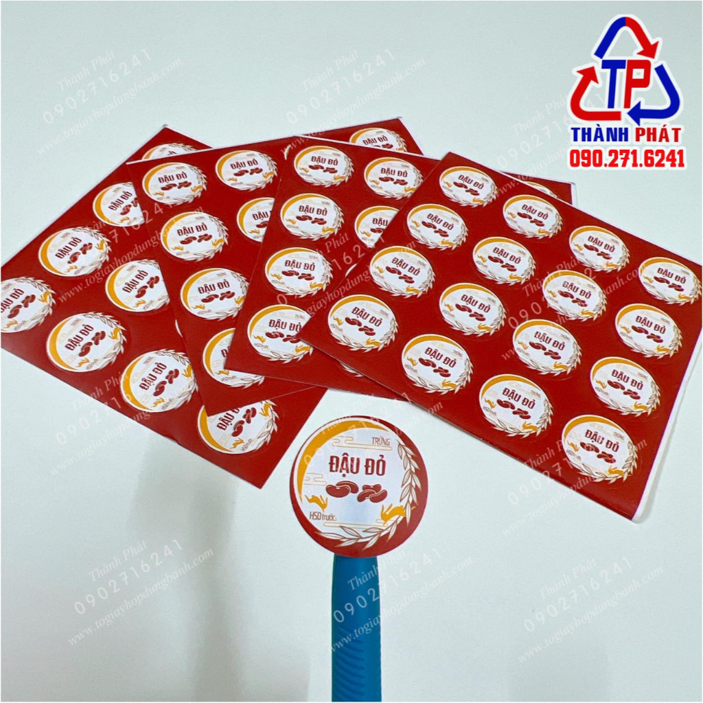 160 Tem nhân trung thu - mẫu mới 2023 - Tem dán bánh trung thu