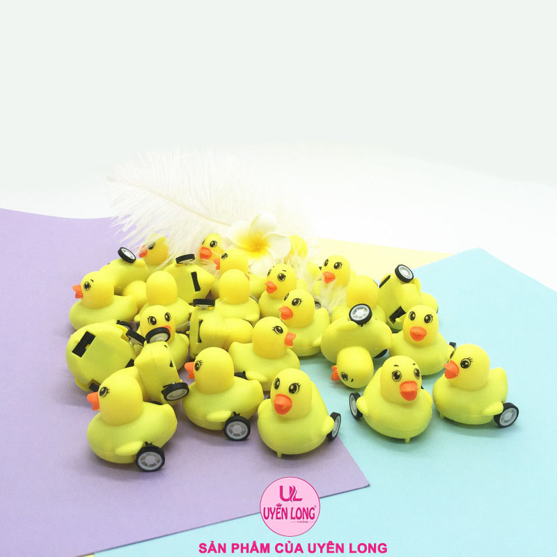 Chú Vịt Nhỏ Chạy Cót Màu Vàng, Hình Dễ Thương, Đà Cót Nhẹ Nhàng Bé Dễ Thao Tác