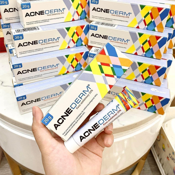 Kem ACNEDERM Giảm Mụn, Mờ Thâm, Làm Trắng Da Acne-Derm Kwas Azelainowy 20%