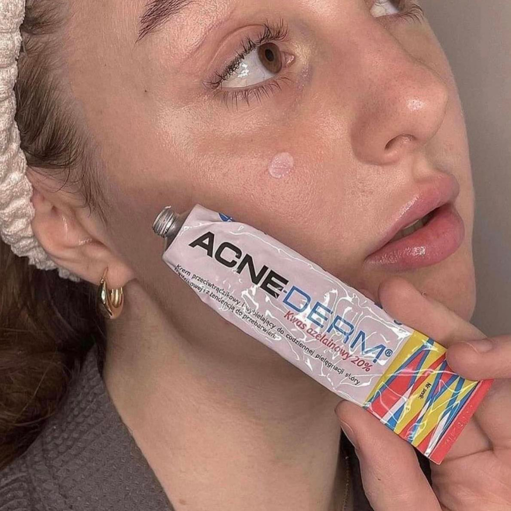 Kem ACNEDERM Giảm Mụn, Mờ Thâm, Làm Trắng Da Acne-Derm Kwas Azelainowy 20%