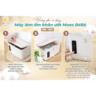 Máy làm ấm khăn ướt Moaz BéBé Mb-059