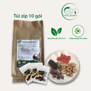 Trà hoa hồng đường đen | GM Garden ( Túi zip 10 gói )