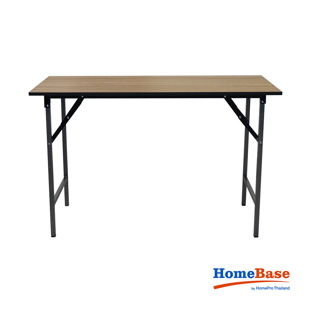 HomeBase FURDINI Bàn gấp đa năng bằng gỗ ép FNT-60120 Thái Lan 120x60x75CM màu nâu mocha