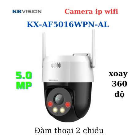 Camera IP PTZ Wifi 5MP KBVISION KX-AF5016WPN-AL - Al Đàm Thoại 2 Chiều