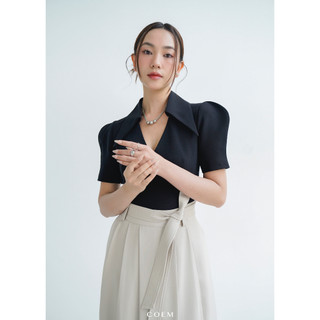 Coem | áo kiểu cổ sơmi - kha top