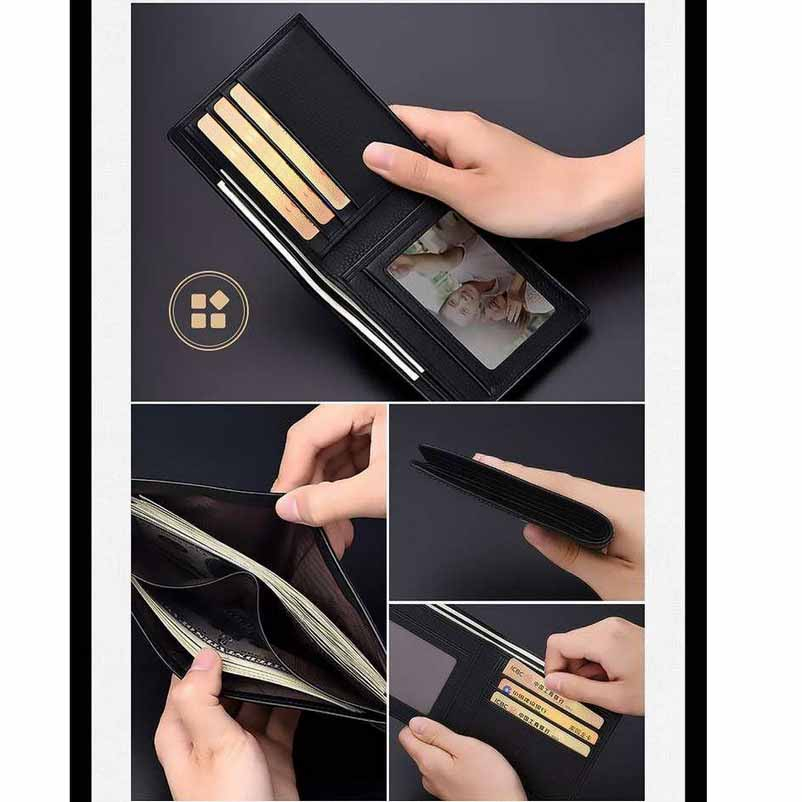 Hỏa tốc - Ví / bóp da nam thời trang cao cấp - Bộ quà tặng chuyên dụng full túi hộp y hình