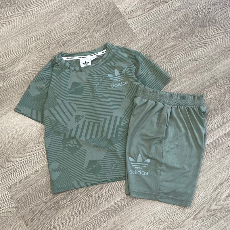Set bộ thể thao Adi.das thun mát lạnh cho bé trai size từ 14-35 cân