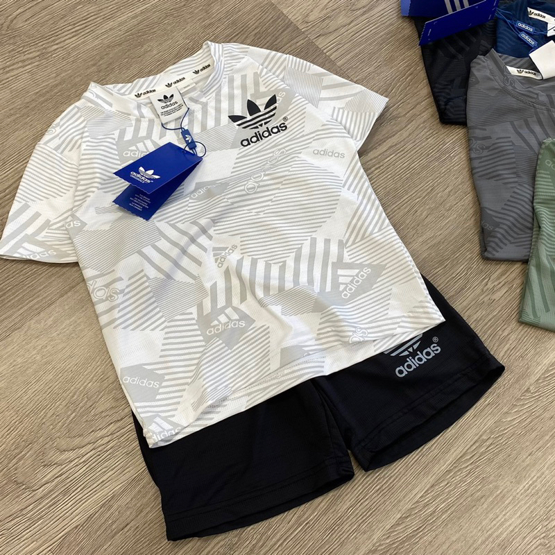 Set bộ thể thao Adi.das thun mát lạnh cho bé trai size từ 14-35 cân