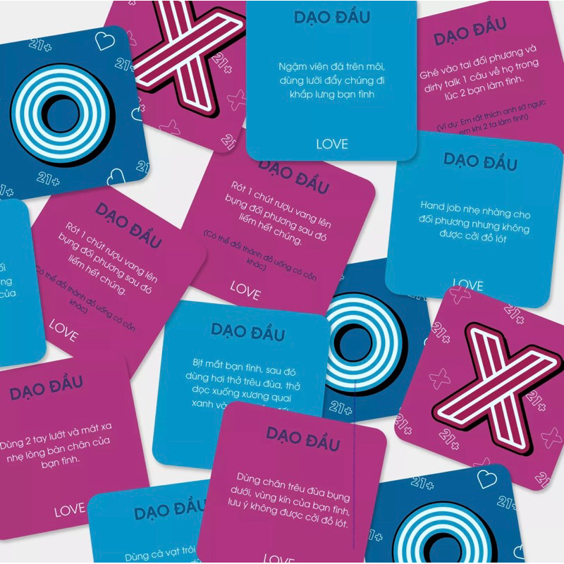 Bộ bài tình yêu XOXO, boardgame cặp đôi Sohu trò chơi cho couple hẹn hò