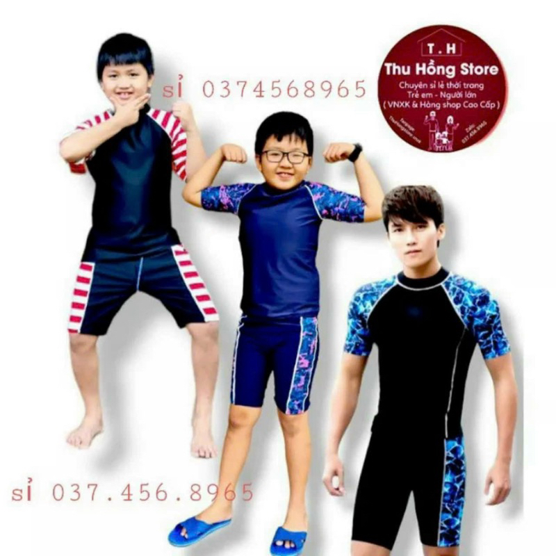 Bộ bơi nam CAO CẤP đủ size 40kg đến 80kg (Có Sỉ)
