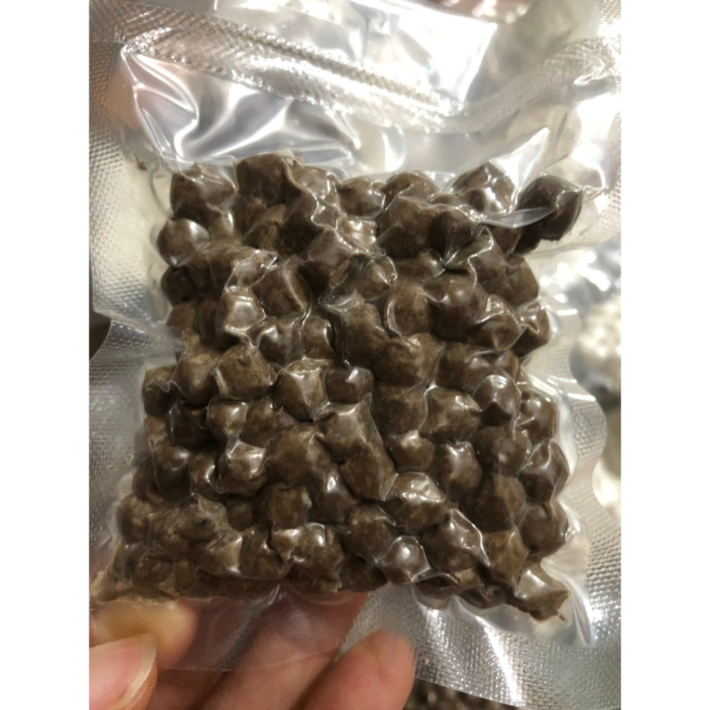 100G Trân châu  trắng, trân châu đen HÚT CHÂN KHÔNG  22MIn