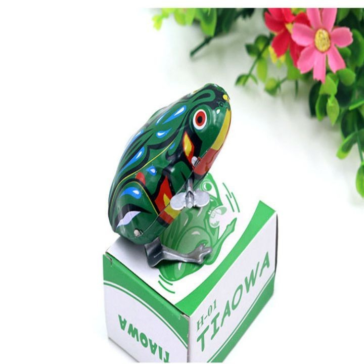 Ếch Nhảy Đồ Chơi Lên Dây Cót Vui Nhộn Cho Bé, Đồ Chơi Con Ếch Nhảy Lên Dây Cót Giúp Bé Phát Triển Kĩ Năng