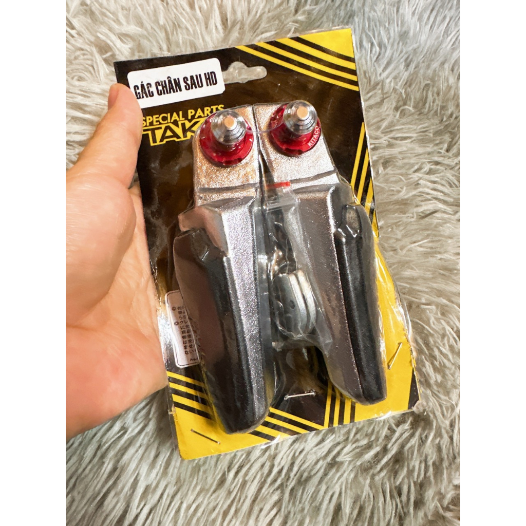 Gác chân TAKEGAWA kiểu Ducati kèm chốt + Lông đền dành cho nhiều dòng xe