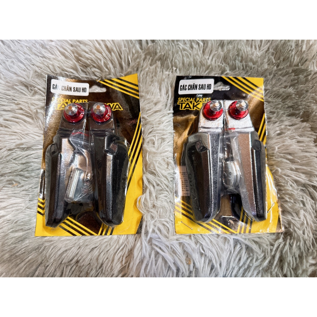 Gác chân TAKEGAWA kiểu Ducati kèm chốt + Lông đền dành cho nhiều dòng xe