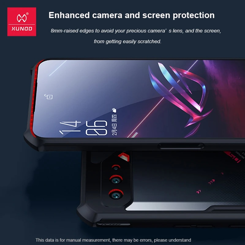 Ốp lưng XUNDD Asus Rog Phone 5/ 5 Pro/ 5S/ 5S Pro - Chống shock, Mặt lưng trong, Viền TPU