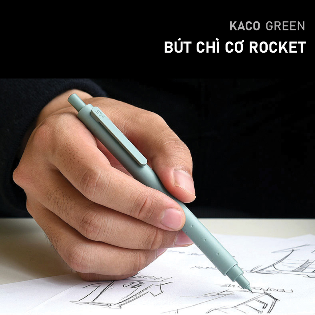Bút chì bấm cơ học Kaco Rocket