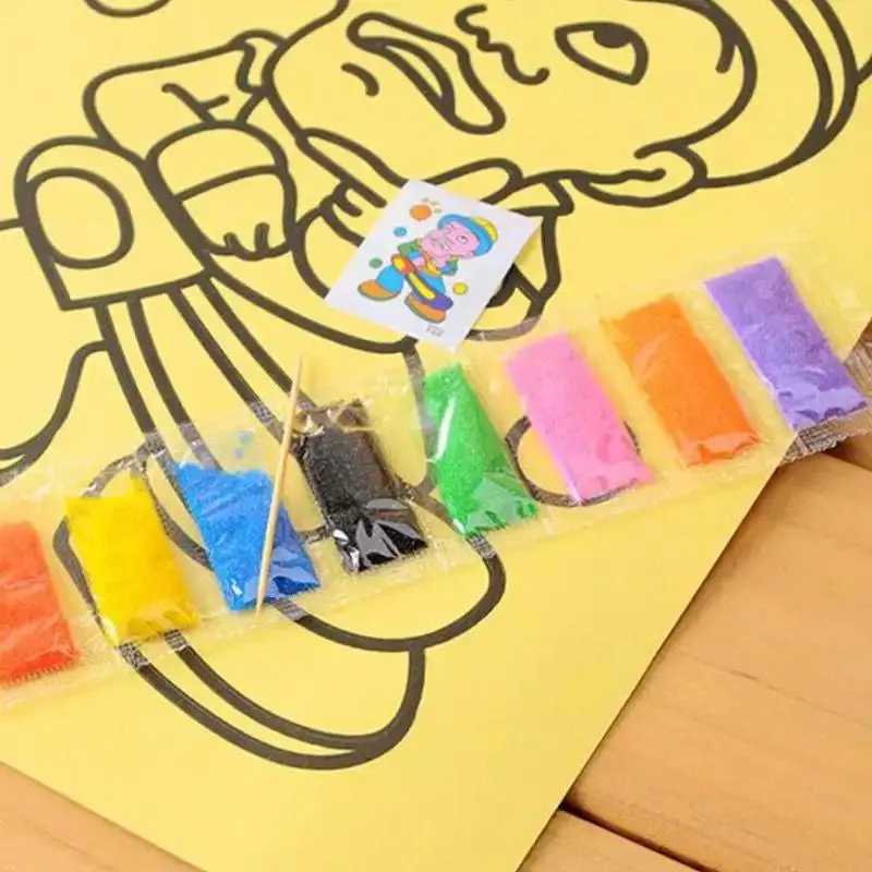 Tranh Cát Nghệ Thuật Benrikids Cho Bé Sáng Tạo, Rèn Luyện Tính Kiên Trì Và Sự Khéo Léo