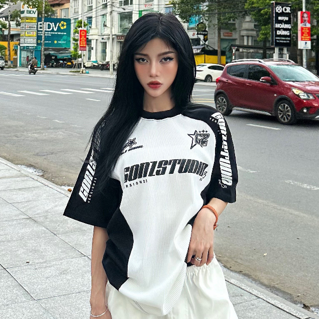 ÁO THUN NAM NỮ PHỐI COTTON - GONZ STUDIO | BigBuy360 - bigbuy360.vn