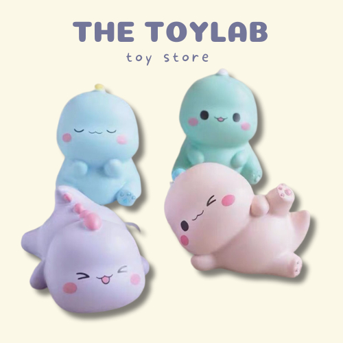Set 4 tượng khủng long có cánh dễ thương Ohstyle, mô hình tiểu cảnh trang trí bàn học, bàn làm việc, để taplo ô tô