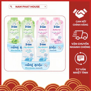 Phấn rôm em bé d-nee kids baby powders thái lan chai 380g