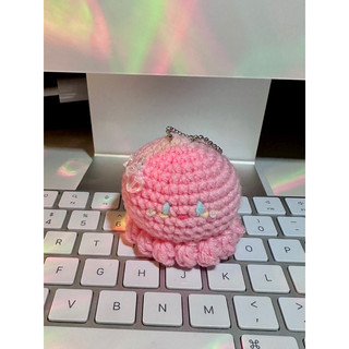 Móc khoá octopus len bạch tuộc len handmadebyQuin