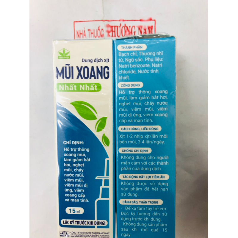 Xịt mũi xoang Nhất nhất