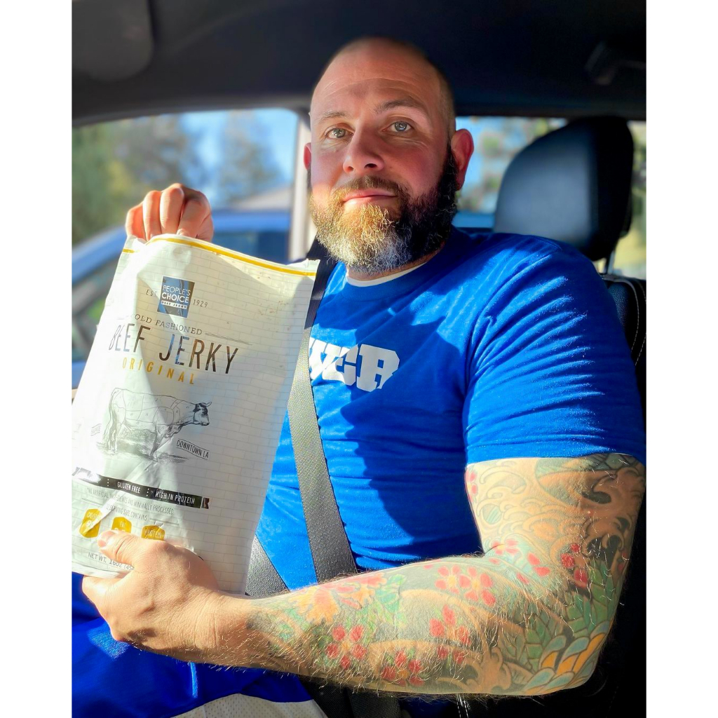 Thị bò khô Beef Jerky "People's Choice" : OLD FASHIONED không đường 485g