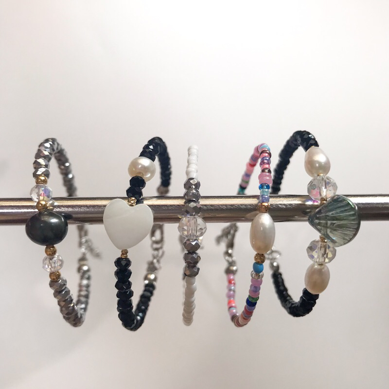 Vòng Tay Pha Lê Charm Xà Cừ Không Gỉ