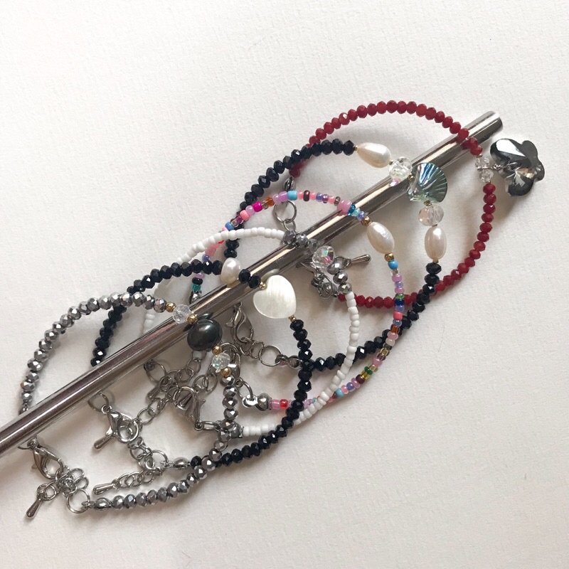 Vòng Tay Pha Lê Charm Xà Cừ Không Gỉ