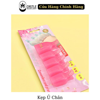 Kẹp ủ phá gel móng chân set 5 cái