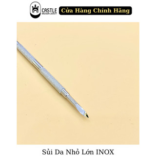 Sủi Da Lớn chất liệu innox hỗ trợ quá trình nhặt da, Que lấy khóe làm sạch bề mặt móng