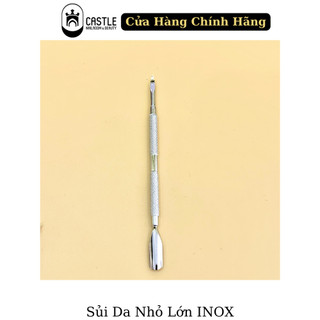 Sủi Da Lớn chất liệu innox hỗ trợ quá trình nhặt da, Que lấy khóe làm sạch bề mặt móng