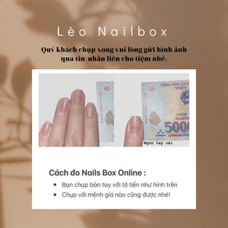 Nailbox tráng bạc full ngón