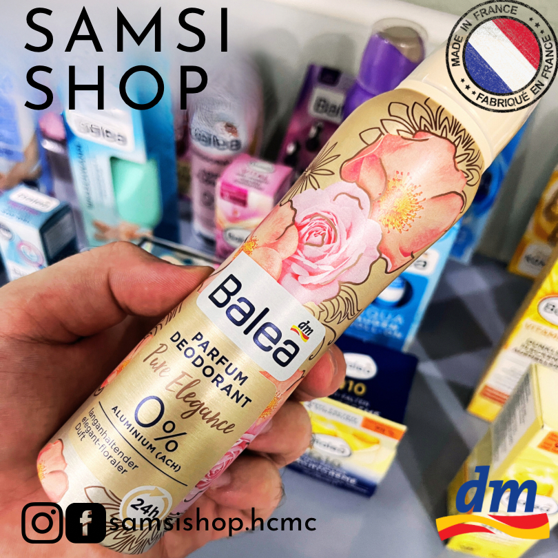 Xịt khử mùi hương nước hoa - Balea Deospray Parfum Deodorants🌸🌷🪻