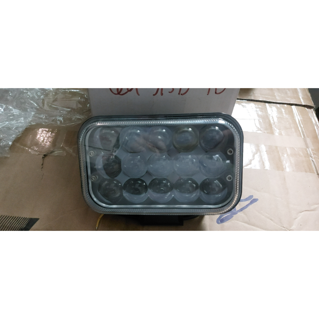 Đèn cản trợ sáng ô tô xe tải 15 bóng Led - bi cầu 12V-80V 45W ánh sáng trắng
