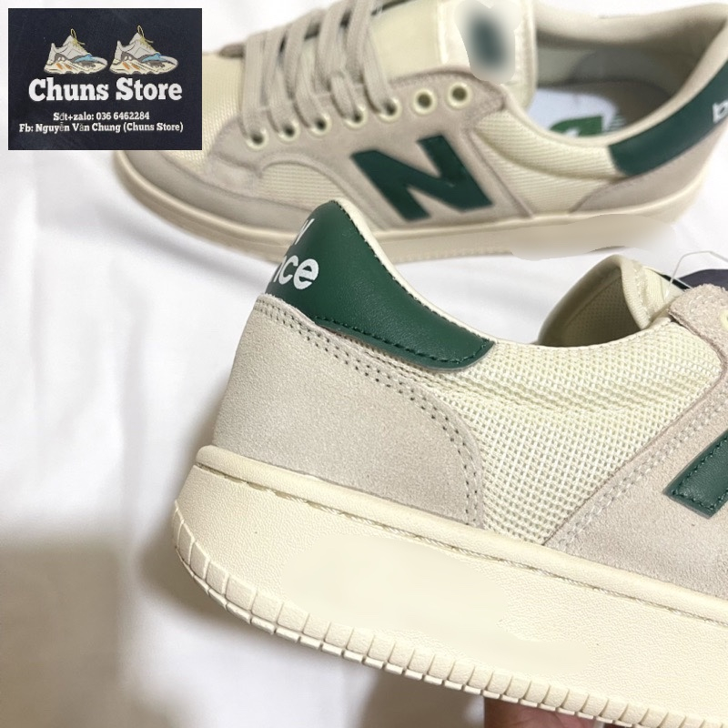 Giày thể thao anm nữ CT NB crt 300 2.0 xám xanh lá nam nữ cao cấp, giày NB 300 pro đế cao kem xám mới full hộp