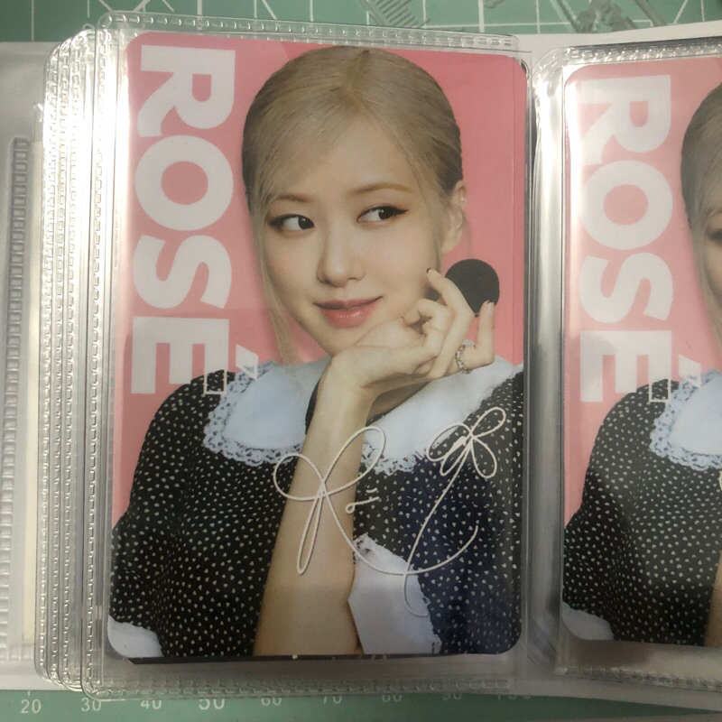 CARD ROSÉ & JISOO BLACKPINK