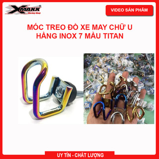 Móc treo đồ xe máy chữ U 7 màu