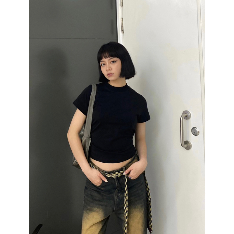 Baby tee basic trơn