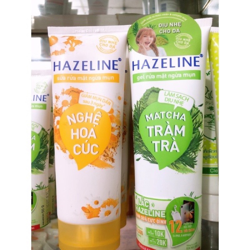 Sữa Rửa Mặt Hazeline Tuýp 50g/100g