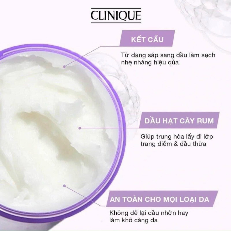 Sáp tẩy trang dịu nhẹ siêu sạch Clinique Take The Day Off Cleansing Balm có sẵn