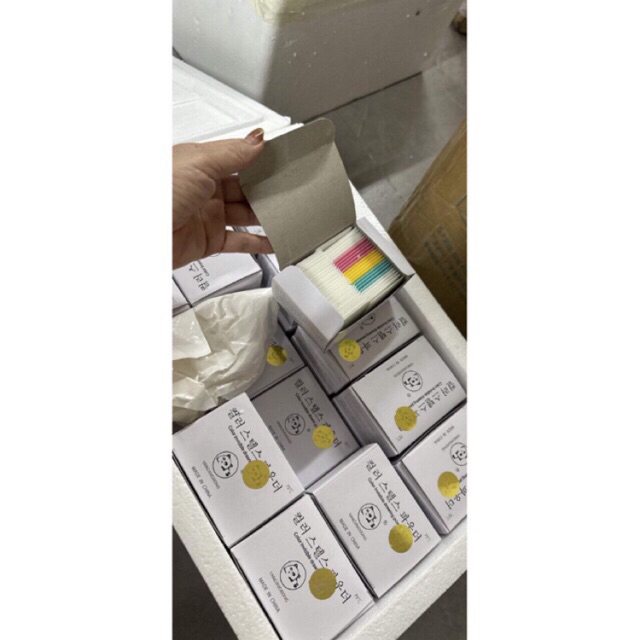 Phấn bay có màu gấu 75 độ bay đi hết hộp 50 viên