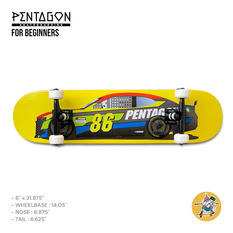 Ván Trượt Skateboard PENTAGON NASCAR COMPLETE 8.0