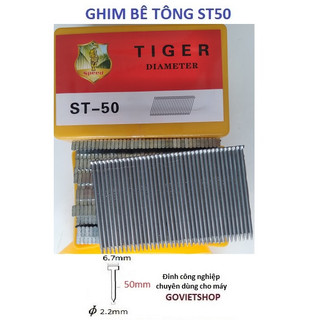 Đinh bắn bê tông ST50 Tiger hộp có 646 cây Đinh ghim bê tông St50 nạp máy bắn đinh betong ST