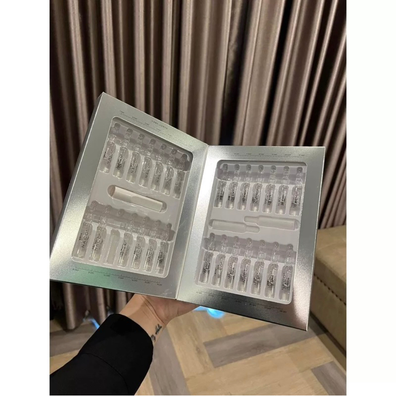 Hộp 28 ống tinh chất serum Naco Lucenbase dưỡng trắng chuyên sâu