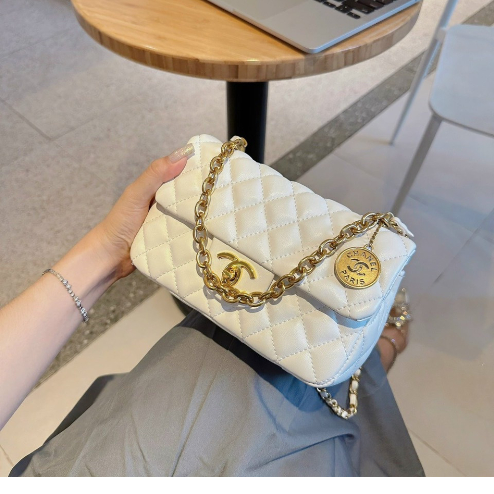 Túi xách tay thời trang da PU mềm hình trám, form túi cứng da mềm dân công sở