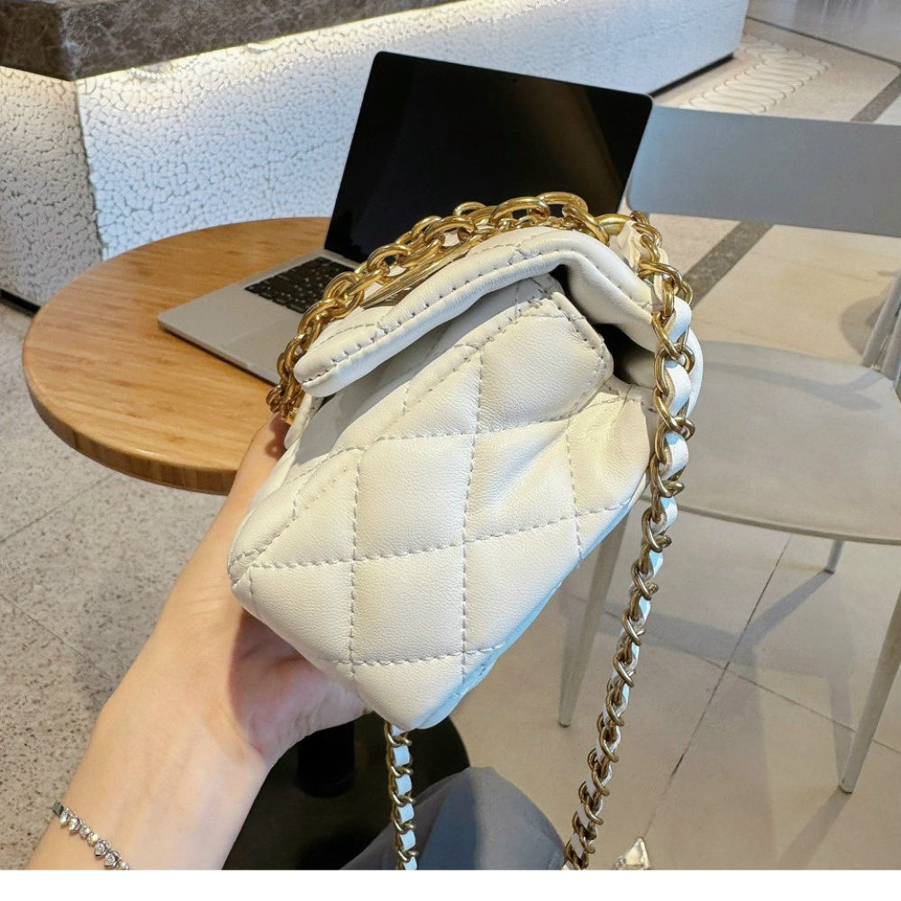 Túi xách tay thời trang da PU mềm hình trám, form túi cứng da mềm dân công sở