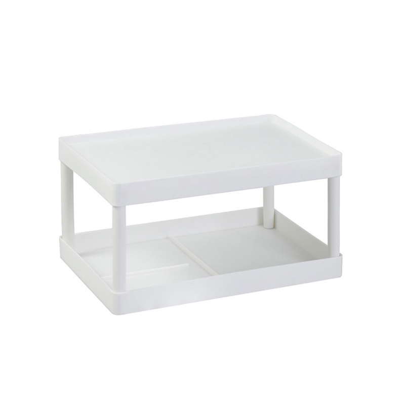 Kệ Trắng 2 Tầng Kệ Nhựa Trắng 2 Tầng Kệ decor bàn học Kệ Giá 2 tầng để bàn
