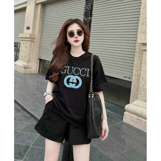 SET SHORT THÊU LOGO GU.CCI CAO CẤP